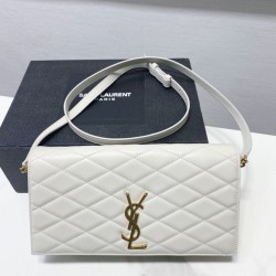 Borsa a tracolla YSL Saint Laurent bianca