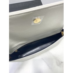Borsa a tracolla YSL Saint Laurent bianca