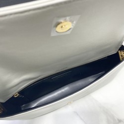 Borsa a tracolla YSL Saint Laurent bianca