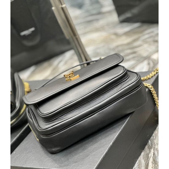 Replica Borsa fotografica YSL Saint Laurent Niki in pelle liscia Nera Replica Borsa fotografica YSL Saint Laurent Niki in pelle liscia Nera