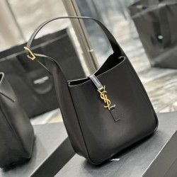 YSL Saint Laurent Le 5 À 7 Cassandre Hobo Borsa Secchiello Morbida Piccola Pelle Liscia Nera YSL Saint Laurent Le 5 À 7 Cassandre Hobo Borsa Secchiello Morbida Piccola Pelle Liscia Nera