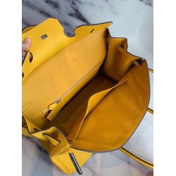 Herme Birkin Borsa 35cm fatta a mano Clemence Yellow Herme Birkin Borsa 35cm fatta a mano Clemence Yellow