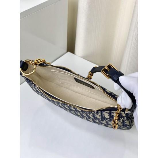 Replica Borsa Christian Dior CD Lounge Dior Oblique Jacquard Blu Replica Borsa Christian Dior CD Lounge Dior Oblique Jacquard Blu