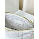 Replica Christian Dior CD Lounge Bag Supple Macrocannage Bianco Replica Christian Dior CD Lounge Bag Supple Macrocannage Bianco