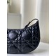 Replica Borsa Christian Dior CD Lounge morbida Macrocannage nera Replica Borsa Christian Dior CD Lounge morbida Macrocannage nera