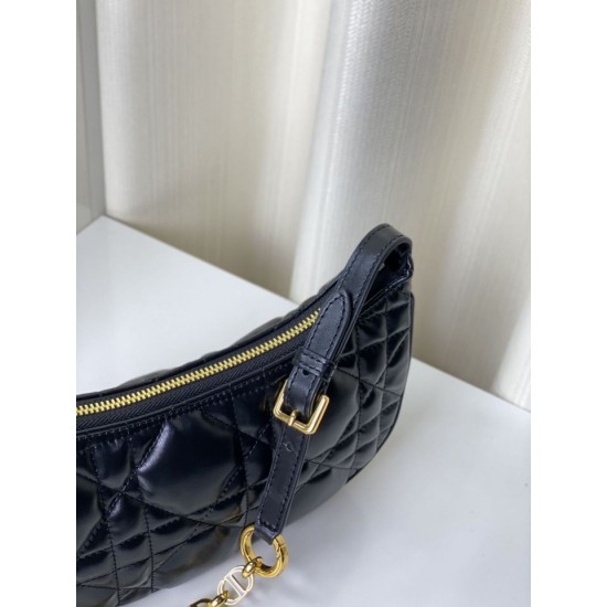 Replica Borsa Christian Dior CD Lounge morbida Macrocannage nera Replica Borsa Christian Dior CD Lounge morbida Macrocannage nera