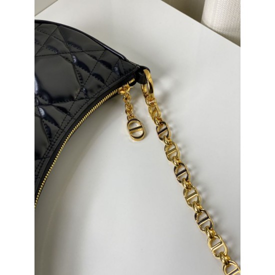Replica Borsa Christian Dior CD Lounge morbida Macrocannage nera Replica Borsa Christian Dior CD Lounge morbida Macrocannage nera