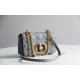 Replica Borsa Caro piccola Christian Dior in pelle di vitello Cannage Blu nuvola Replica Borsa Caro piccola Christian Dior in pelle di vitello Cannage Blu nuvola