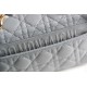 Replica Borsa Caro piccola Christian Dior in pelle di vitello Cannage Blu nuvola Replica Borsa Caro piccola Christian Dior in pelle di vitello Cannage Blu nuvola