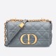 Replica Borsa Caro piccola Christian Dior in pelle di vitello Cannage Blu nuvola Replica Borsa Caro piccola Christian Dior in pelle di vitello Cannage Blu nuvola