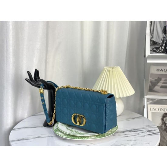 Replica Christian Dior Borsa Dior Caro grande Blu Replica Christian Dior Borsa Dior Caro grande Blu