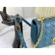 Replica Christian Dior Borsa Dior Caro grande Blu Replica Christian Dior Borsa Dior Caro grande Blu