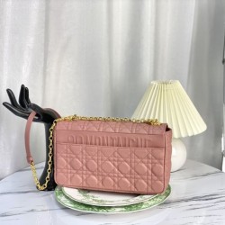 Christian Dior Borsa Dior Caro grande rosa