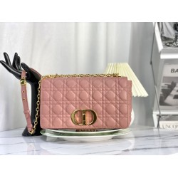 Christian Dior Borsa Dior Caro grande rosa