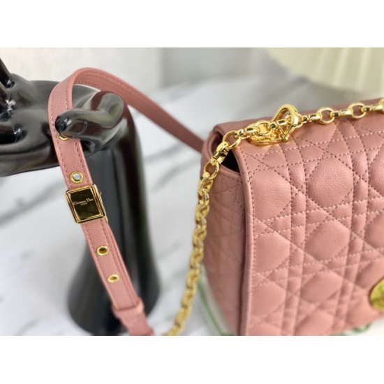 Replica Christian Dior Borsa Dior Caro grande rosa Replica Christian Dior Borsa Dior Caro grande rosa