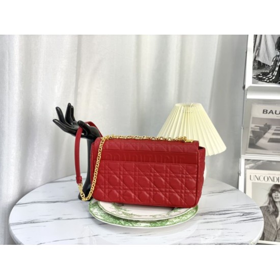 Replica Christian Dior Borsa Dior Caro grande rossa Replica Christian Dior Borsa Dior Caro grande rossa