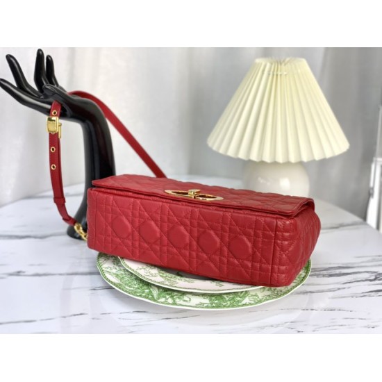 Replica Christian Dior Borsa Dior Caro grande rossa Replica Christian Dior Borsa Dior Caro grande rossa