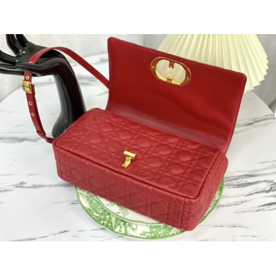 Replica Christian Dior Borsa Dior Caro grande rossa Replica Christian Dior Borsa Dior Caro grande rossa