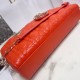 Replica Borsa Christian Dior Lady D-Joy in pelle di agnello Cannage arancione Replica Borsa Christian Dior Lady D-Joy in pelle di agnello Cannage arancione