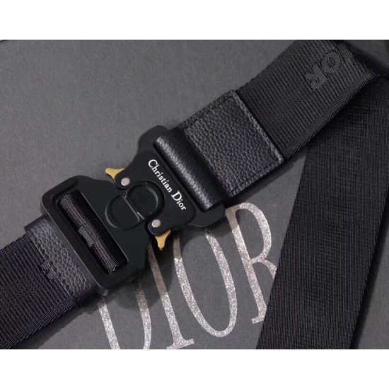 Replica Christian Dior Saddle Belt Borsa da uomo in tela obliqua Replica Christian Dior Saddle Belt Borsa da uomo in tela obliqua