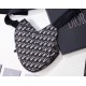Replica Christian Dior Saddle Belt Borsa da uomo in tela obliqua Replica Christian Dior Saddle Belt Borsa da uomo in tela obliqua