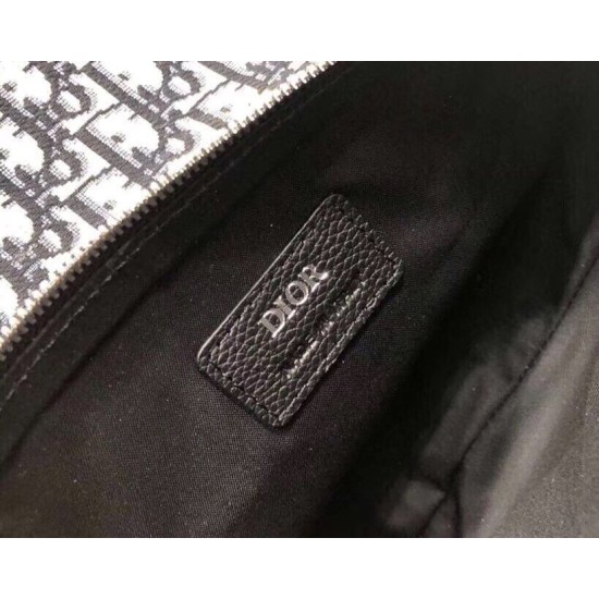 Replica Christian Dior Saddle Belt Borsa da uomo in tela obliqua Replica Christian Dior Saddle Belt Borsa da uomo in tela obliqua