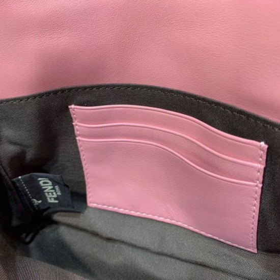 Replica Borsa Fendi Mini Baguette FF Motivo Rosa Replica Borsa Fendi Mini Baguette FF Motivo Rosa