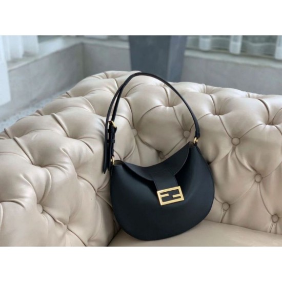 Replica Borsa Hobo Fendi Croissant Piccola Nera Replica Borsa Hobo Fendi Croissant Piccola Nera