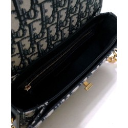 Borsa Christian Dior 30 Montaigne Avenue Blu scuro Borsa Christian Dior 30 Montaigne Avenue Blu scuro