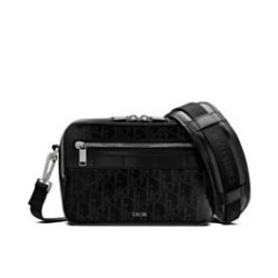 Borsa a tracolla Christian Dior Safari nera