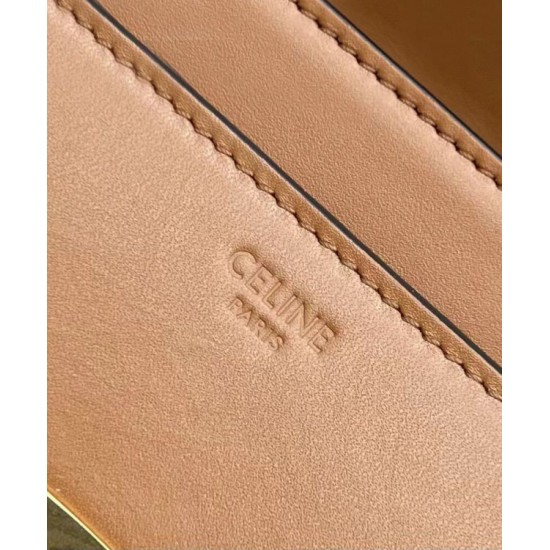Replica Celine Mini 16 Borsa in pelle di vitello naturale Caffè Replica Celine Mini 16 Borsa in pelle di vitello naturale Caffè