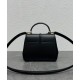 Replica Borsa Celine Mini 16 Pelle di vitello naturale Nera Replica Borsa Celine Mini 16 Pelle di vitello naturale Nera