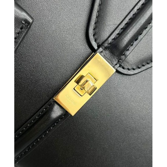 Replica Borsa Celine Mini 16 Pelle di vitello naturale Nera Replica Borsa Celine Mini 16 Pelle di vitello naturale Nera