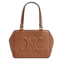 Borsa a cubo piegata Celine Caffè