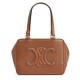 Replica Borsa a cubo piegata Celine Caffè