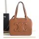 Replica Borsa a cubo piegata Celine Caffè