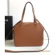 Replica Borsa a cubo piegata Celine Caffè