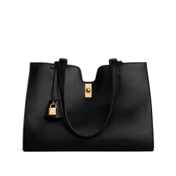 Borsa Celine Cabas 16 Pelle di vitello liscia Nera