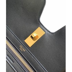Borsa Celine Cabas 16 Pelle di vitello liscia Nera