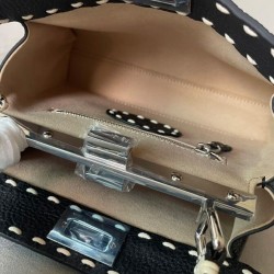 Borsa Fendi Peekaboo ISeeU piccola 8BN327 nera