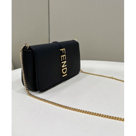 Replica Portafoglio Fendi Fendigraphy Su Catena 8BS076 Nero Replica Portafoglio Fendi Fendigraphy Su Catena 8BS076 Nero
