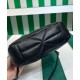 Replica Mini borsa Prada in pelle nappa con impunture 1BA384 Nera Replica Mini borsa Prada in pelle nappa con impunture 1BA384 Nera