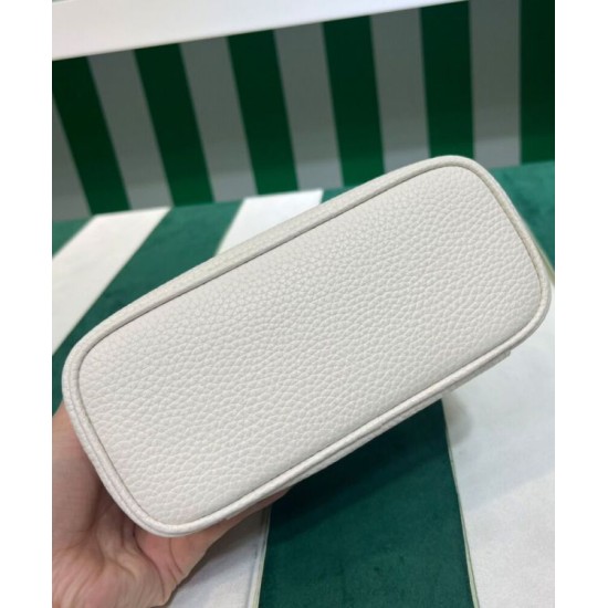 Replica Prada Miniborsa in pelle 1BH202 Bianca Replica Prada Miniborsa in pelle 1BH202 Bianca