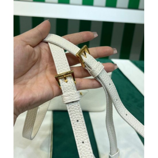 Replica Prada Miniborsa in pelle 1BH202 Bianca Replica Prada Miniborsa in pelle 1BH202 Bianca