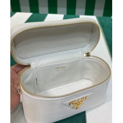 Prada Miniborsa in pelle 1BH202 Bianca Prada Miniborsa in pelle 1BH202 Bianca