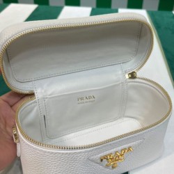 Prada Miniborsa in pelle 1BH202 Bianca Prada Miniborsa in pelle 1BH202 Bianca