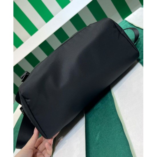 Replica Borsa a tracolla Prada Re-Nylon e Saffiano 2VD052 Nera Replica Borsa a tracolla Prada Re-Nylon e Saffiano 2VD052 Nera