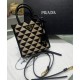 Replica Micro Borsa Prada Symbole In Tessuto Jacquard Nera Replica Micro Borsa Prada Symbole In Tessuto Jacquard Nera