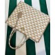 Replica Borsa Prada grande Prada Symbole in tessuto ricamato 1BA356 Crema Replica Borsa Prada grande Prada Symbole in tessuto ricamato 1BA356 Crema
