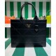 Replica Borsa Prada Prada Symbole grande in pelle con impunture 1BA377 Nera Replica Borsa Prada Prada Symbole grande in pelle con impunture 1BA377 Nera